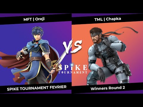 SpikeT Février Winners Round 2 - MFT | Oreji (Marth) VS TML | Chapka (Snake)