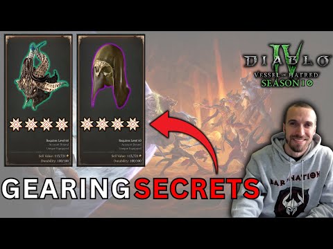 The ULTIMATE Guide To Gearing Your Character In Diablo 4 Season 10!