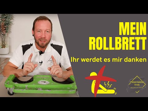 Damit verlege ich Böden leichter - mein Rollbrett  (Weihnachtskalender)