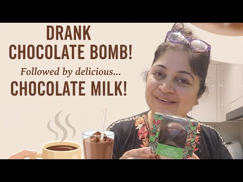 today tried chocolate 🍫 bomb 💣 of uk#chocolatebomb#truereview#praveena