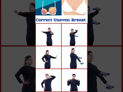 Fix Uneven Breast - Make breast Equal in Size #breastworkout #chestworkout #shorts #youtubeshorts
