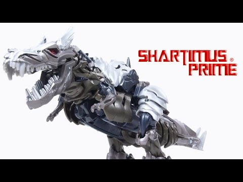 Transformers Grimlock The Last Knight Voyager Class Movie Action Figure Toy Review