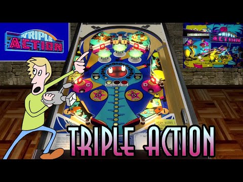Triple Action VPX (Williams, 1973) v 1.3 - UPDATED | Gameplay & Commentary