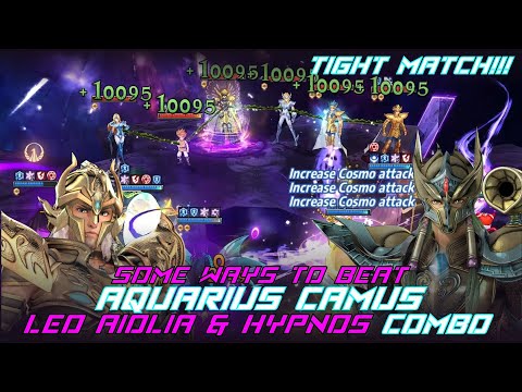 Saint Seiya Awakening - Some Ways To Defeat Awaken Aquarius Camus, Leo Aiolia & Hypnos Combo!!!