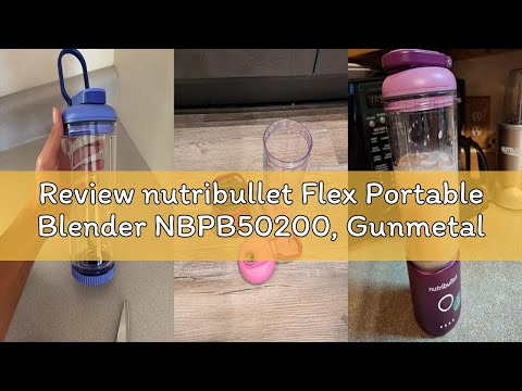 nutribullet Flex portable blender NBPB50200WC, Ruby Red video review thumbnail