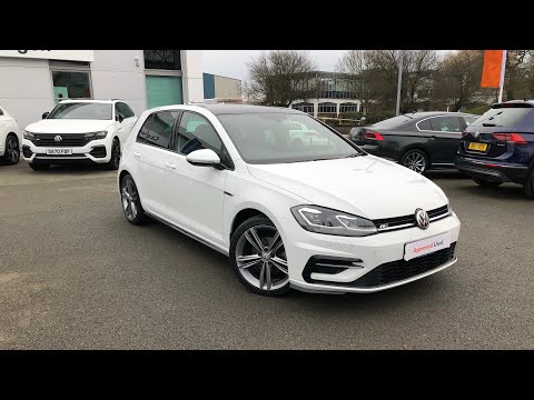 Approved Used Volkswagen Golf R-Line 1.5TSI 150PS DSG in Pure White - EF67MFK - Crewe Volkswagen
