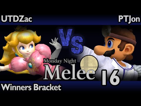 MNM 16 Melee - UTDZac (Peach) vs PTJon (Dr Mario) - Winners Bracket