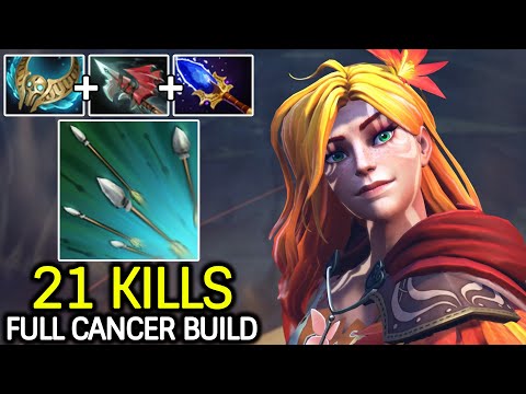Windranger Cancer Build – Insane Focus Fire Damage One Ult Kill Dota 2