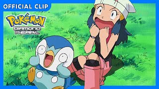 Dawn Meets Piplup | Pokémon: Diamond and Pearl | Official Clip