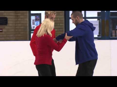 Shayne Is Unsteady When He First Takes To The Ice - Dancing On Ice