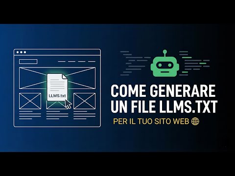 Come generare un file LLMS.txt per il tuo sito con Yoast SEO o con l'AI