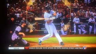 Paul Goldschmidt inside pitch slow motion swing
