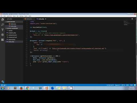 Create TinyURL Using Google URL Shortener API