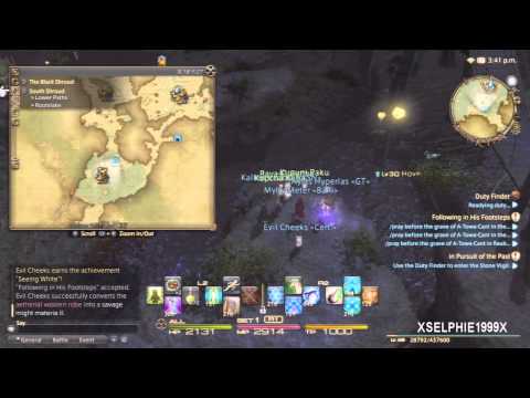 Final Fantasy XIV A Realm Reborn Blind Playthrough - [White Mage Class Quests Lvl 35-45]