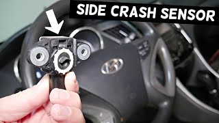 HYUNDAI SIDE CRASH IMPACT AIRBAG SENSOR LOCATION REPLACEMENT