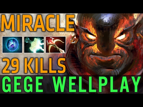 Dota 2 Miracle - Ember Spirit - 29 KILLS GEGE WELLPLAY