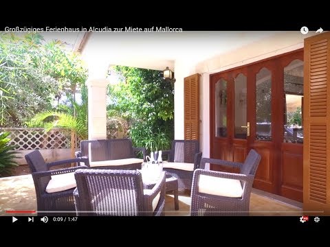 Großzügiges Ferienhaus in Alcudia zur Miete auf Mallorca