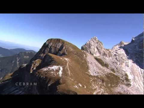 Helicopter video shooting (production Cebram) in Slovenia