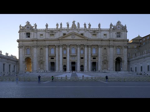 Tour Virtual em Roma. Piazza San Pietro e Borgo Pio [Sub ENG & ITA]. ITÁLIA - Slow TV [4K HDR]