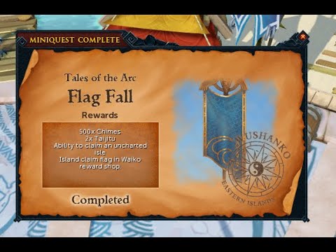 Flag Fall Miniquest + Where to find Driftwood