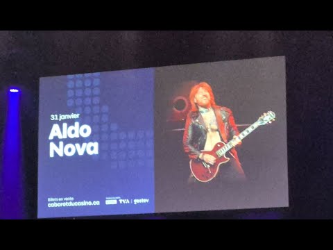 Aldo Nova concert in Montreal on january 31 2026