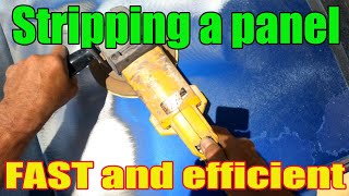 How to strip / sand paint off a car or truck roof or other panel(s) – FAST and efficient