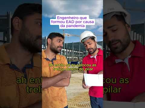 Engenheiro formado em EAD ? #obra #estrutura #engenharia #engenhariacivil #construção