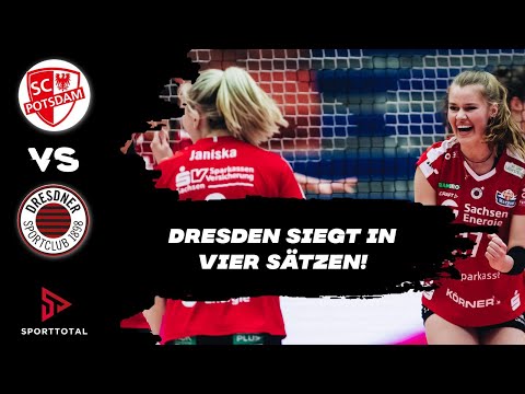 Dresden siegt in vier Sätzen! | SC Potsdam vs. Dresdener SC | Volleyball Bundesliga Frauen