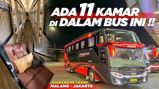 Download lagu INI BUS ATAU APARTEMENT BERJALAN, MEWAH BANGET⁉️Trip Malang-Jakarta with Juragan99 Trans 'Kobochan' mp3