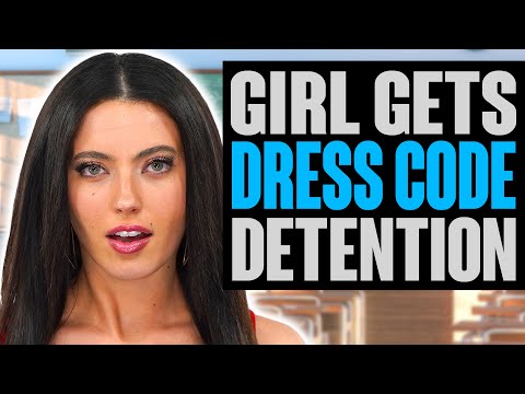New Student gets DRESS CODE Detention, will she be Suspended? Amazing Ending.