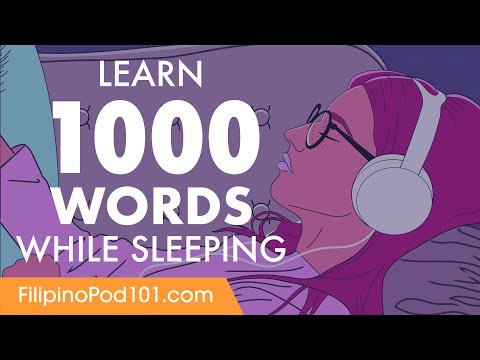 Filipino Conversation: Learn while you Sleep with 1000 words