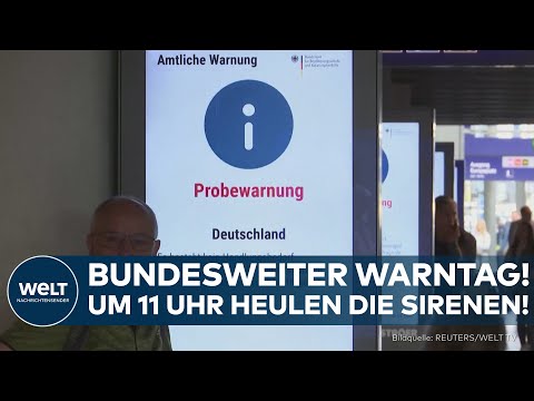 DEUTSCHLAND: Bundesweiter Warntag! Warum heute um 11:00 Uhr die Sirenen heulen