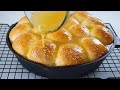 Hot And Buttery Honey Glazed Buns With Bursting Filling