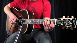 Video thumbnail for Gibson J-45 Custom Amber Burst Review by Acoustic Letter
