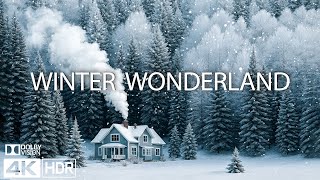 WINTER WONDERLAND - SNOW 4K ❄️ Ultimate Winter Relaxation Film - Majestic Snowy Landscapes