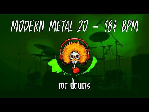 Modern Metal 20 - 184 BPM | Backing Drums | Only Drums