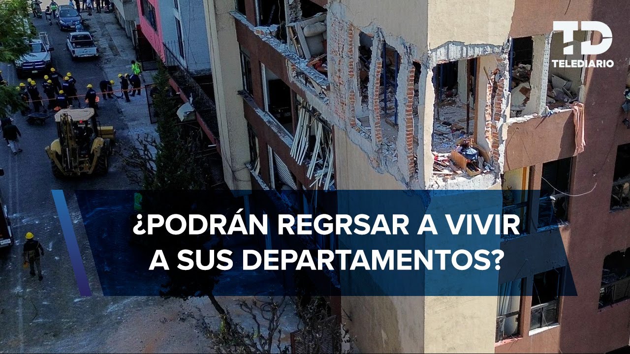 Explosión en Coyoacán Últimas 4 familias desalojan sus pertenencias