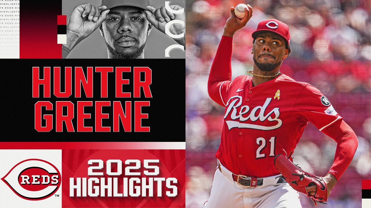 Hunter Greene continues to emerge as a top starter in MLB! 🔥 (2025 season highlights)