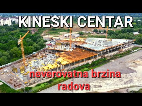 evidentan napredak radova na Novom Kineskom Tržnom Centru blok 72 Novi Beograd