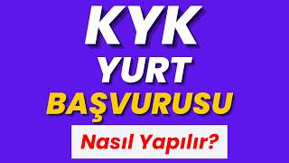 Kyk Yurt Başvurusu Nasıl Yapılır ? | YKS 2026