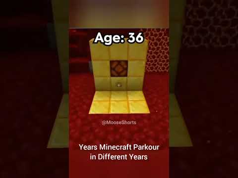 Insane Minecraft Parkour at Every Age!! 😱 #shorts #viral