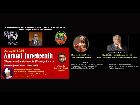 Juneteenth Observance Service YouTube video preview