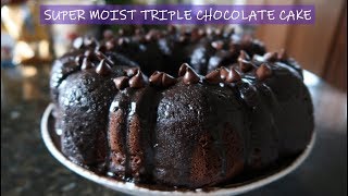 chocolate cake with sour cream pudding mix