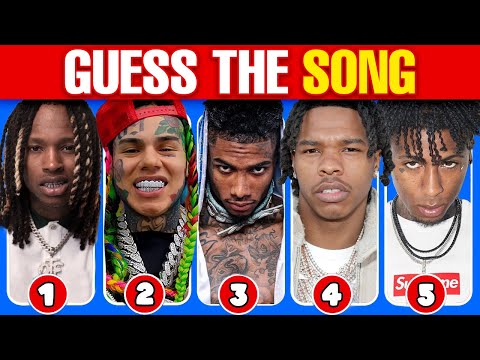 Guess Who's Singing🎤🎙️🎶 | Rap Song Quiz Challenge | King Von, NBA YoungBoy, 6ix9ine