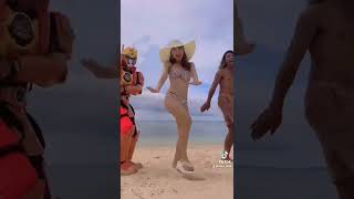 【TikTok】救命戦士シェルブレイブ＆ターザンコラボ♡あたいの足技みさらせやー♡スカーレット警察のゲットーパトロール24時