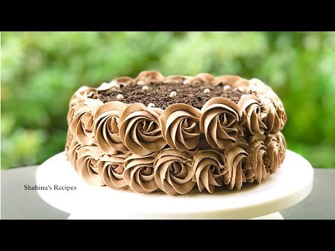 Chocolate Flower Cake | chocolate cake in malayalam | flower cake | shahina’s recipes
