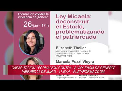 Formación contra la violencia de género -  Ley Micaela