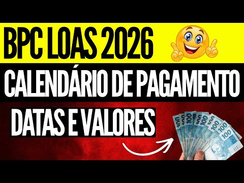 Vídeo: Calendário LOAS 2026: pagamentos do BPC e datas