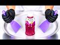 ASMR Ice Cream Rolls Mogu Mogu Grape Flavor