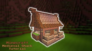 How to Build a MEDIEVAL Shack (Minecraft)